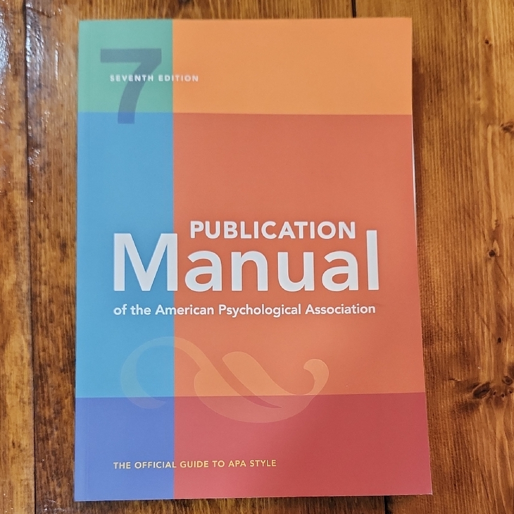APA Publication Manual 7th Edition
